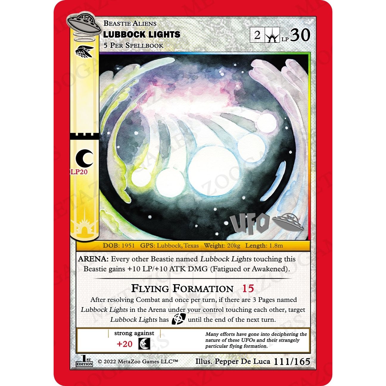 Image for Lubbock Lights (111/165) (UFOFE-SP) - MetaZoo