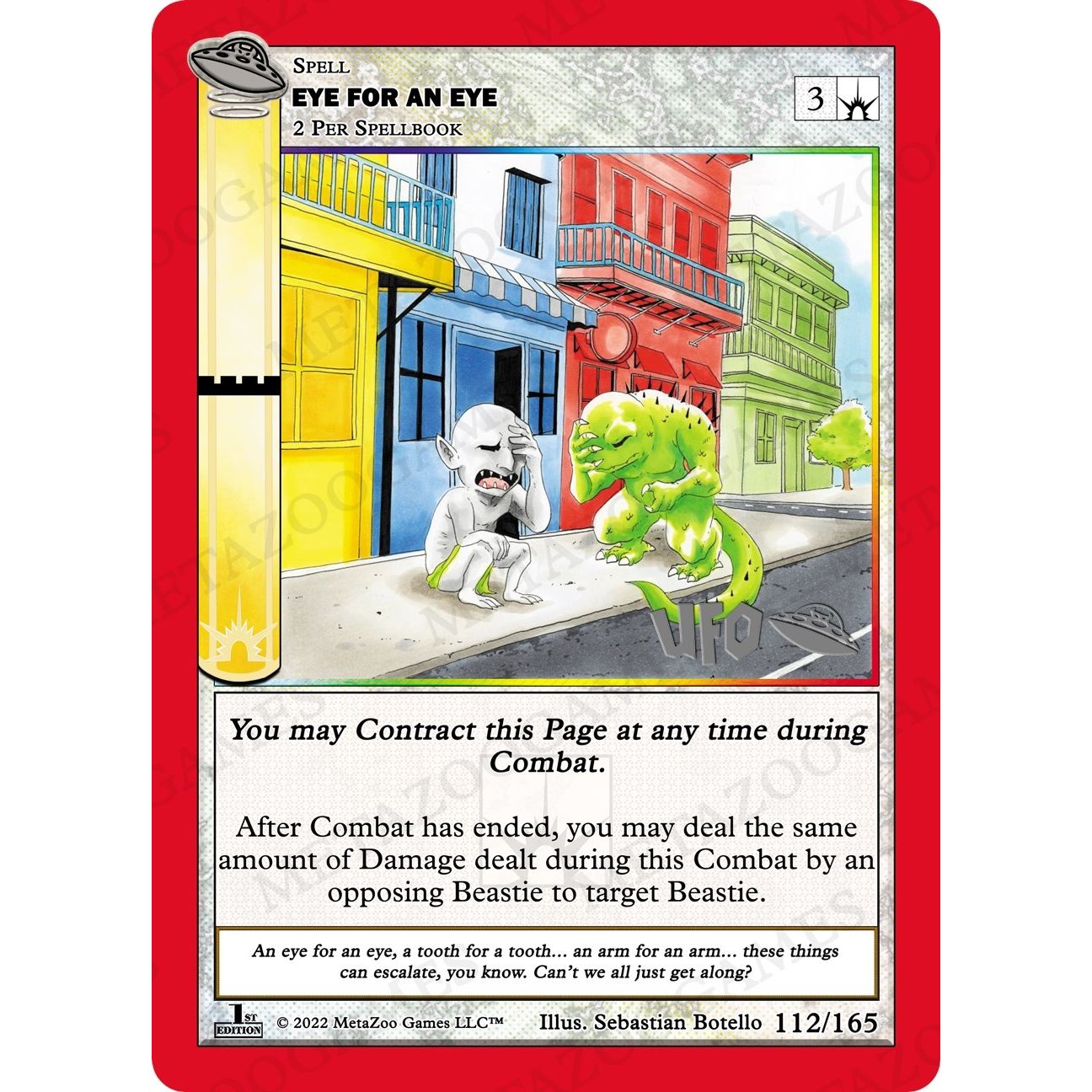 Image for Eye For An Eye (112/165) (UFOFE-SP) - MetaZoo