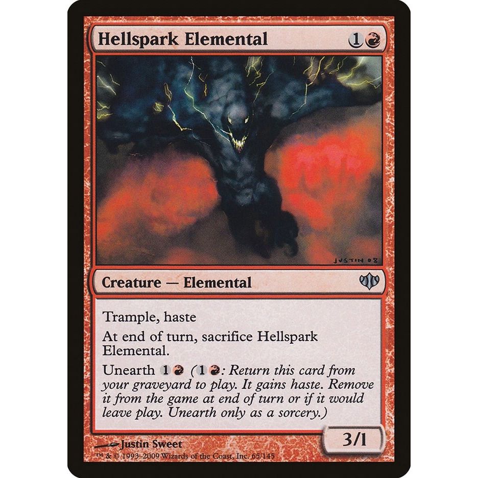 Image for Hellspark Elemental (65) (CON) - Magic: The Gathering
