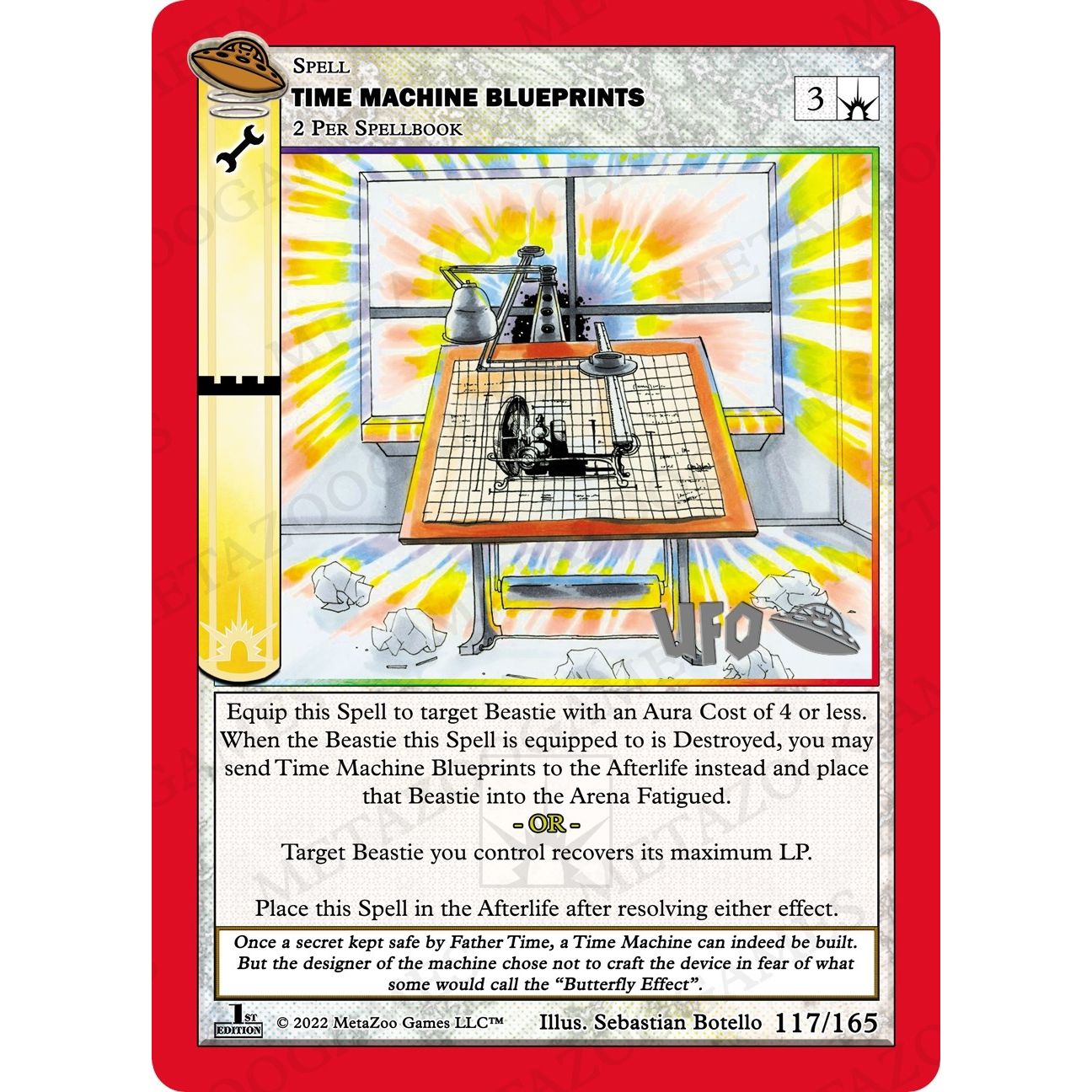 Image for Time Machine Blueprints (117/165) (UFOFE-SP) - MetaZoo