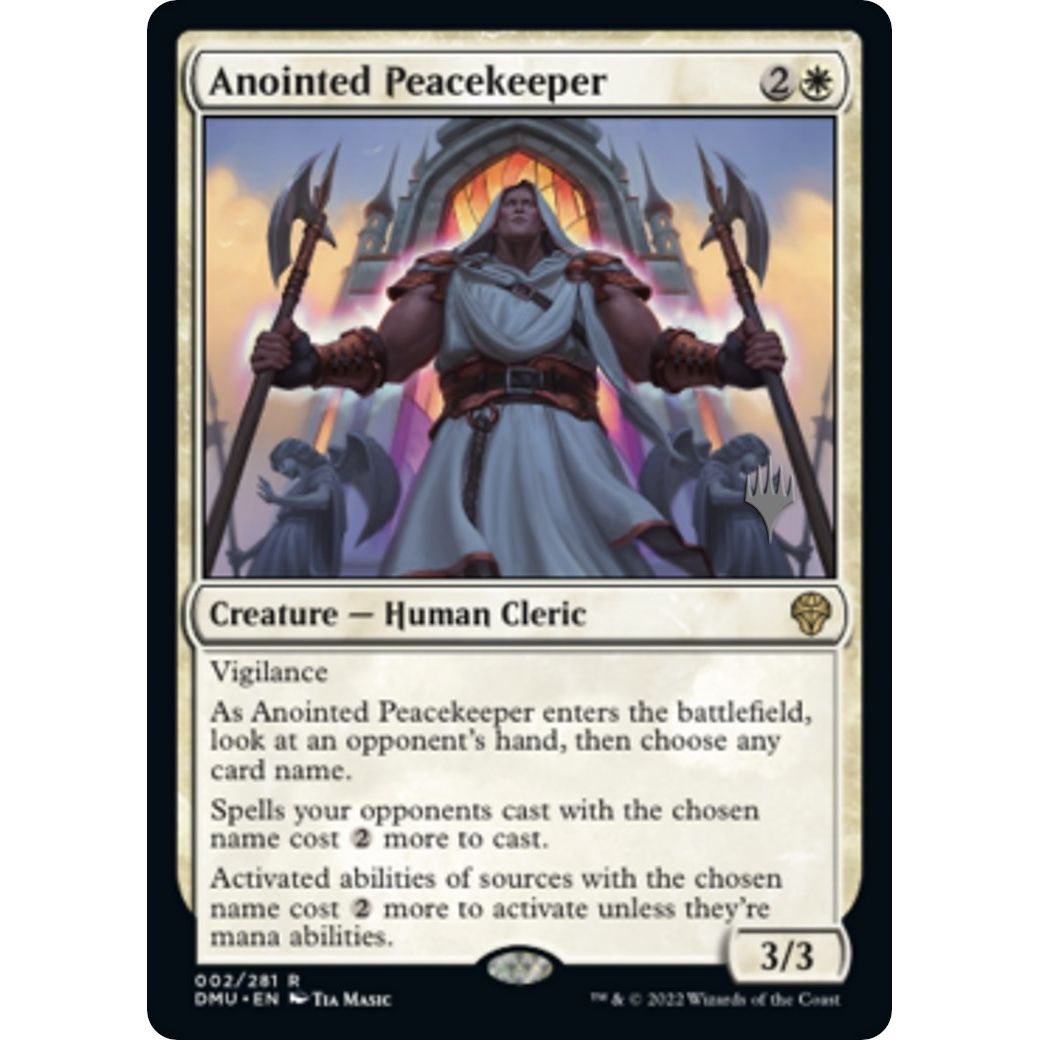 Image for Anointed Peacekeeper (2) (PPDMU) - Magic: The Gathering