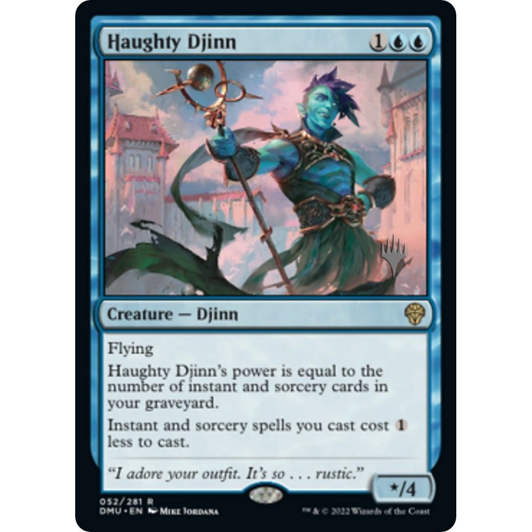 Image for Haughty Djinn (52) (PPDMU) - Magic: The Gathering