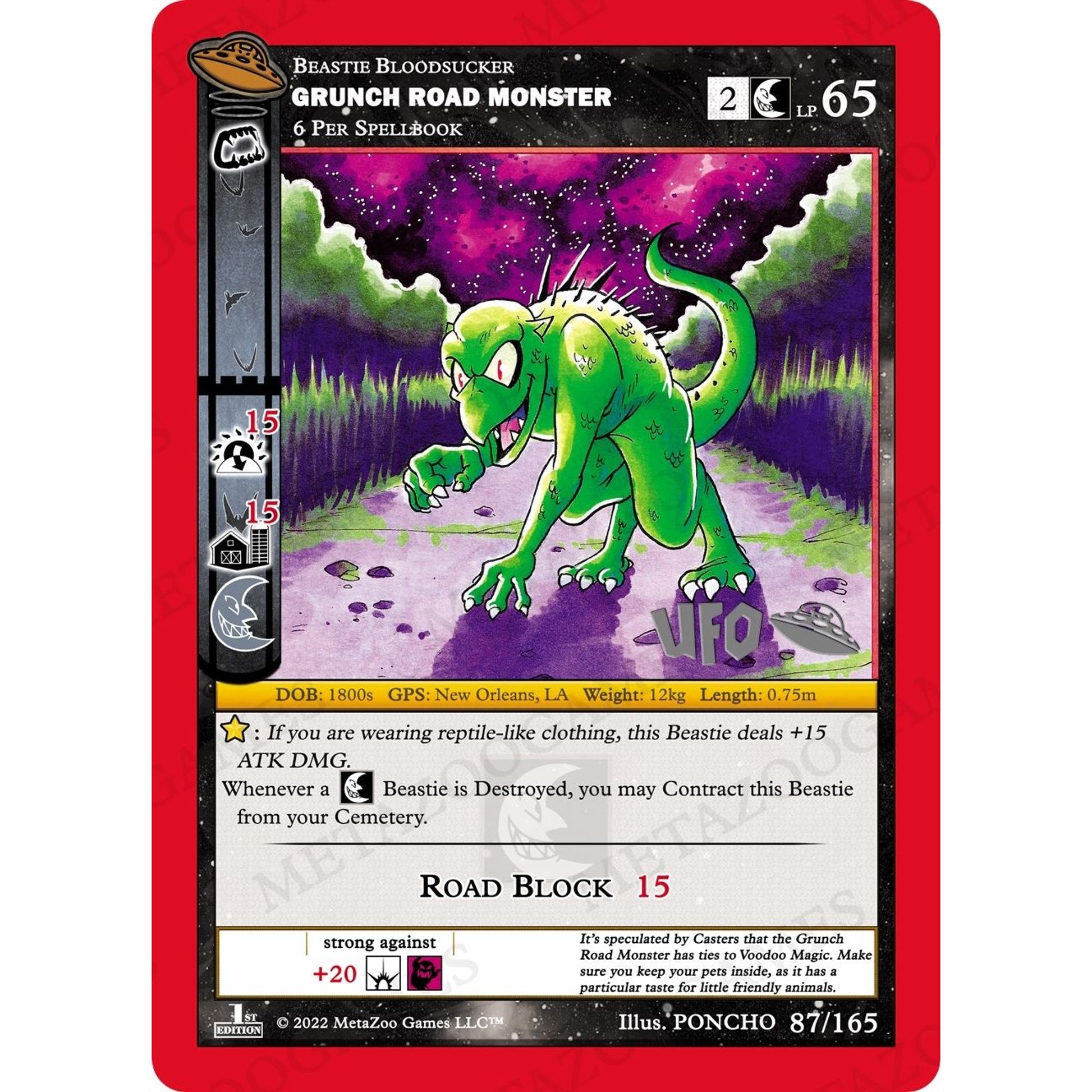 Image for Grunch Road Monster (087/165) (UFOFE-SP) - MetaZoo