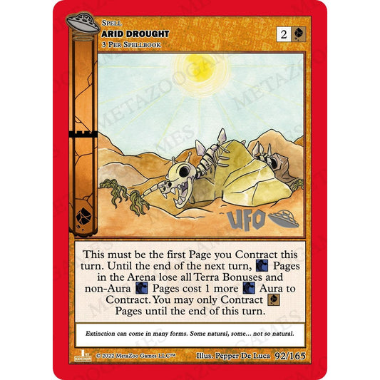 Image for Arid Drought (092/165) (UFOFE-SP) - MetaZoo