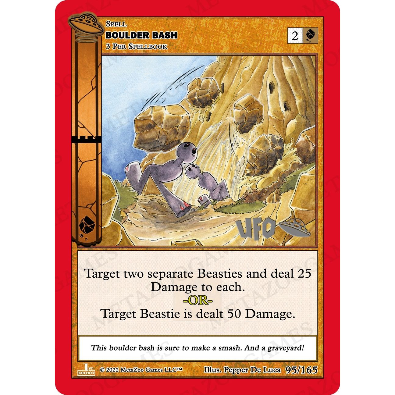 Image for Boulder Bash (095/165) (UFOFE-SP) - MetaZoo