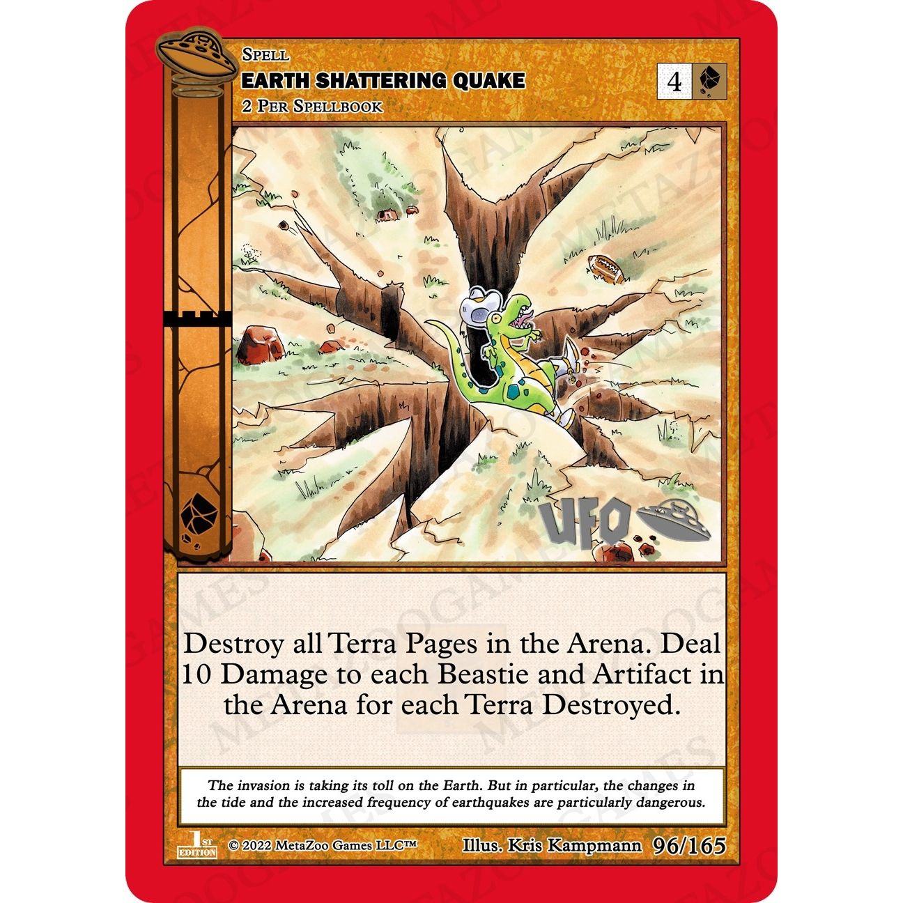 Image for Earth Shattering Quake (096/165) (UFOFE-SP) - MetaZoo