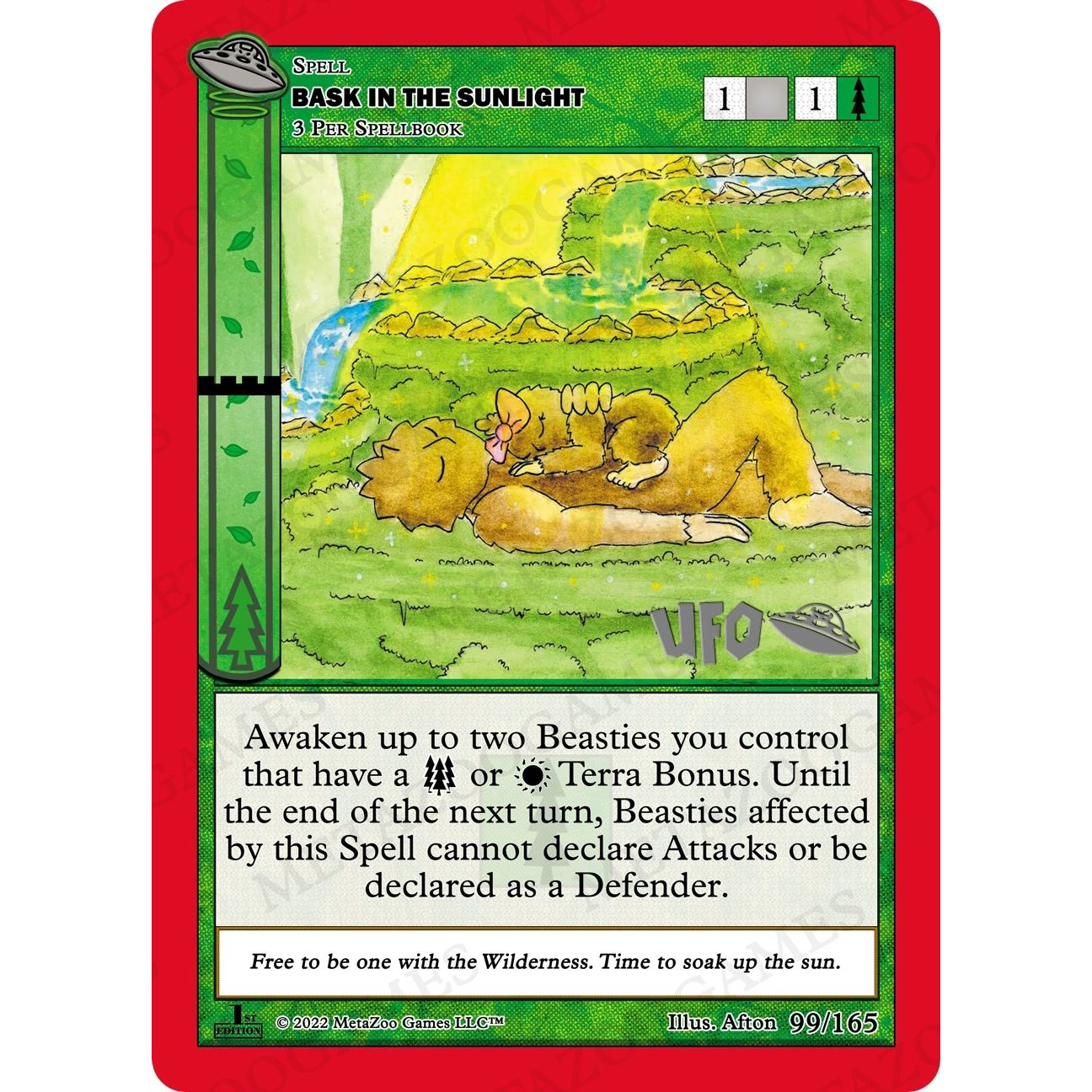 Image for Bask In The Sunlight (099/165) (UFOFE-SP) - MetaZoo