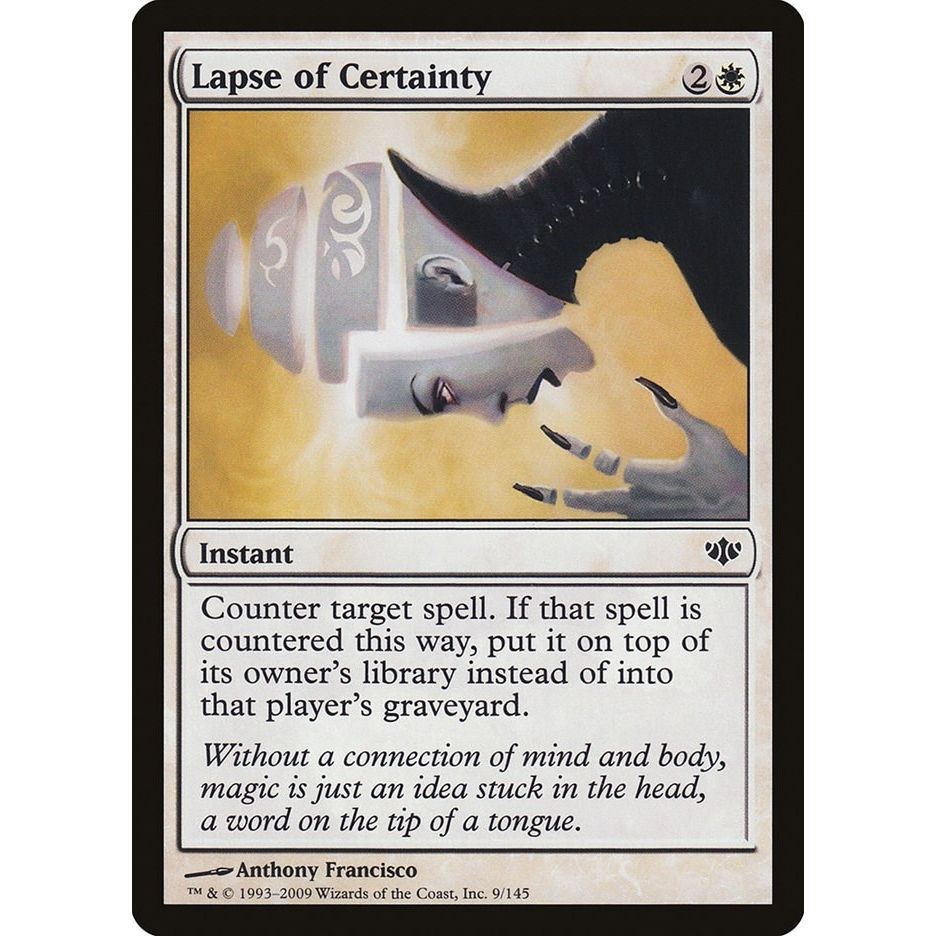 Image for Lapse of Certainty (9) (CON) - Magic: The Gathering