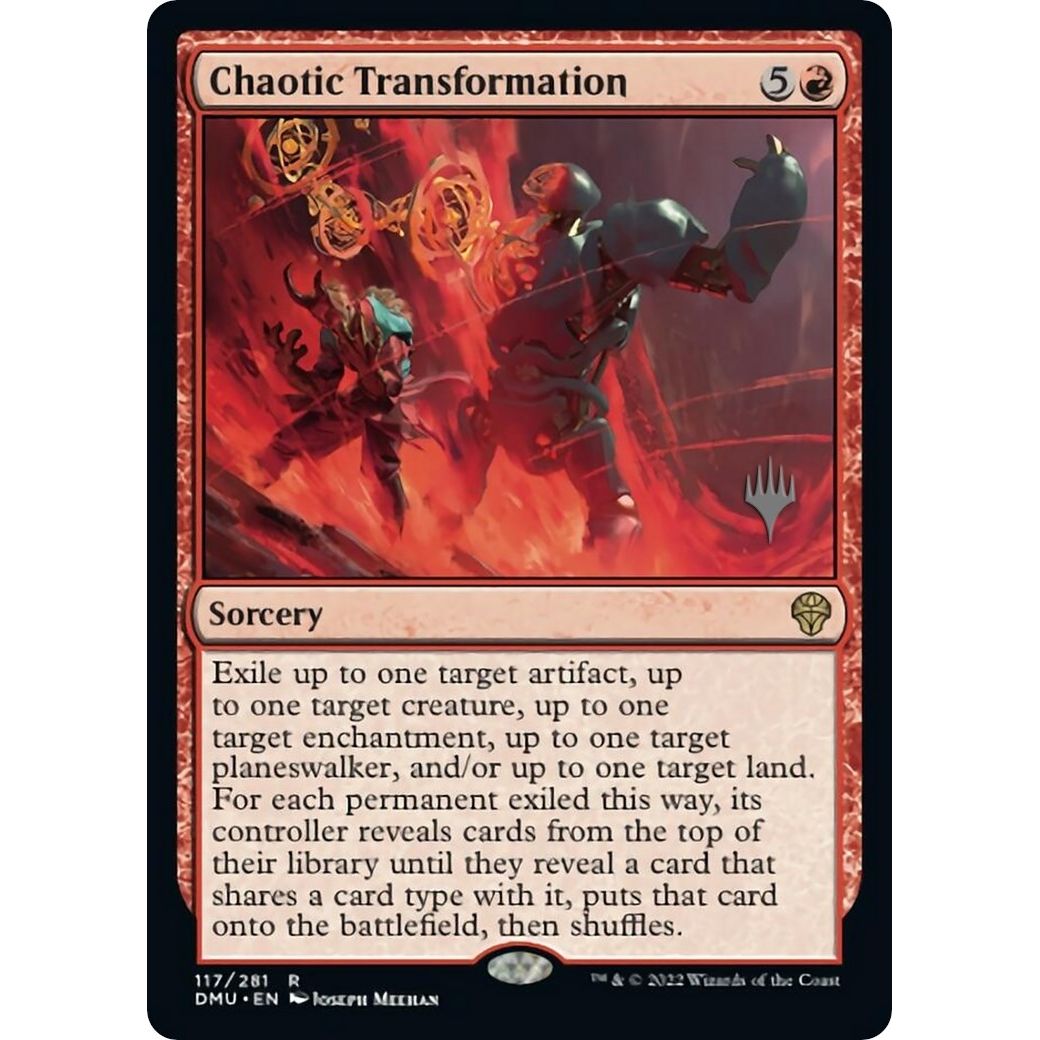 Image for Chaotic Transformation (117) (PPDMU) - Magic: The Gathering