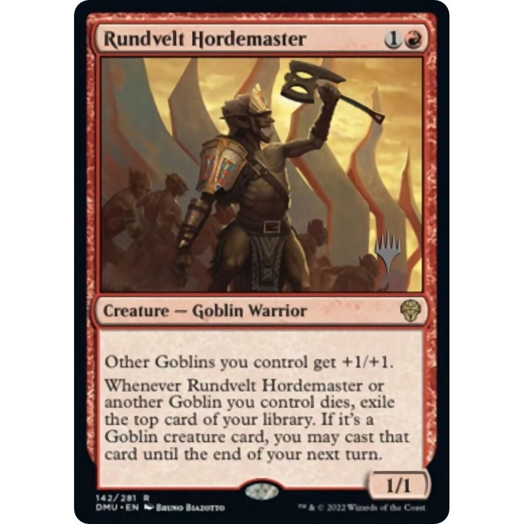 Image for Rundvelt Hordemaster (142) (PPDMU) - Magic: The Gathering