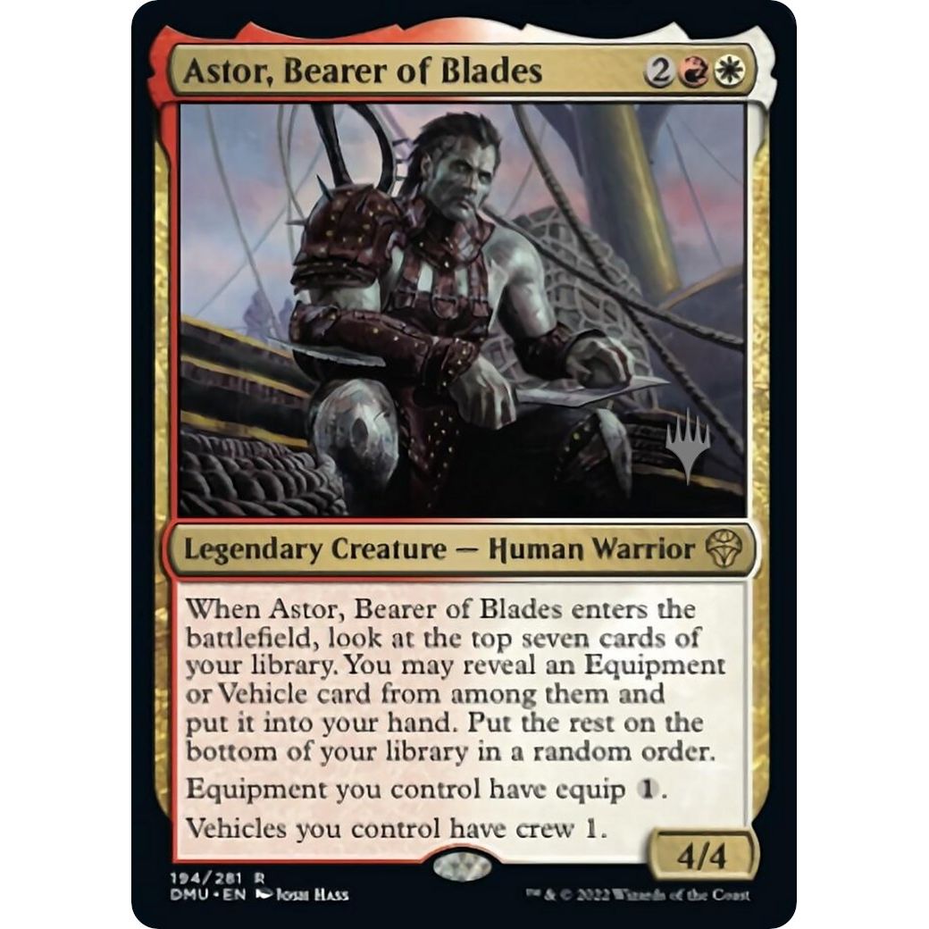 Image for Astor, Bearer of Blades (194) (PPDMU) - Magic: The Gathering