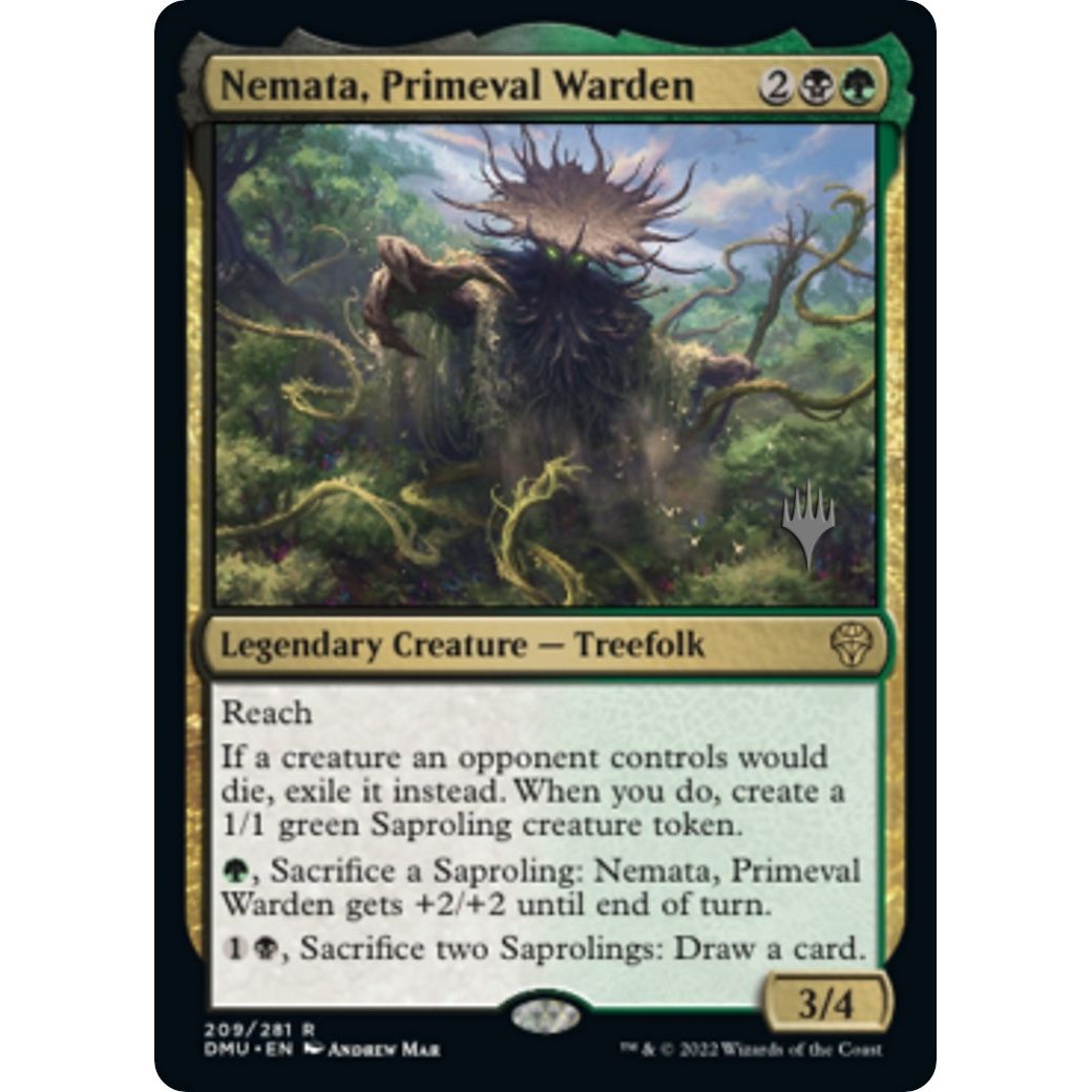 Image for Nemata, Primeval Warden (209) (PPDMU) - Magic: The Gathering