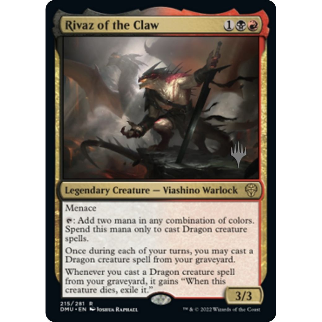 Image for Rivaz of the Claw (215) (PPDMU) - Magic: The Gathering