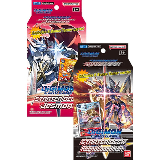 Image for Jesmon and Ragnaloardmon Starter Decks [Set of 2] - Digimon Card Game