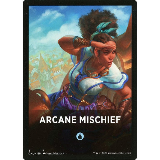 Image for Arcane Mischief Theme Card (3) (DMU) - Magic: The Gathering