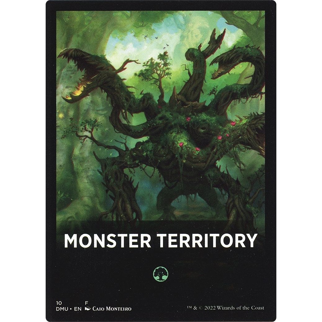 Image for Monster Territory Theme Card (10) (DMU) - Magic: The Gathering