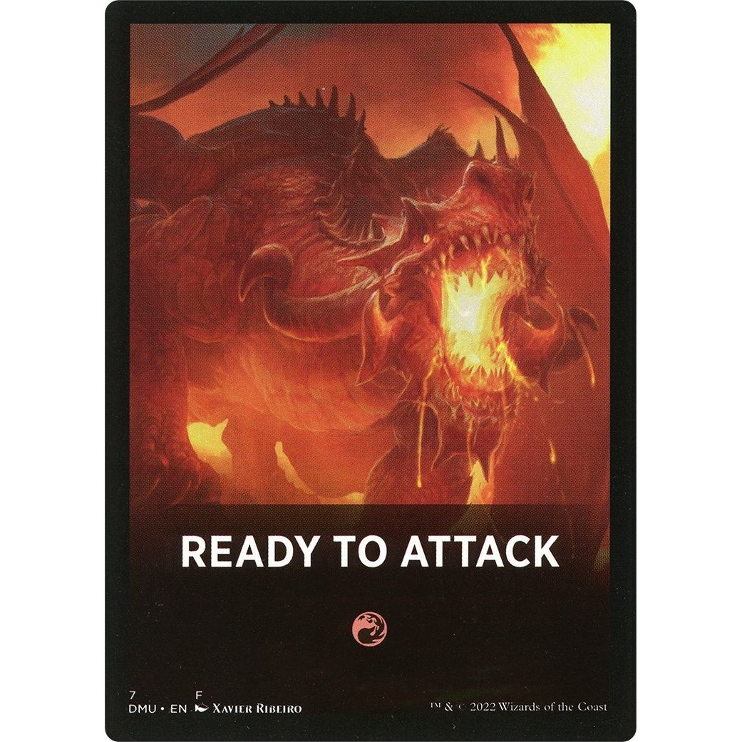 Image for Ready to Attack Theme Card (7) (DMU) - Magic: The Gathering