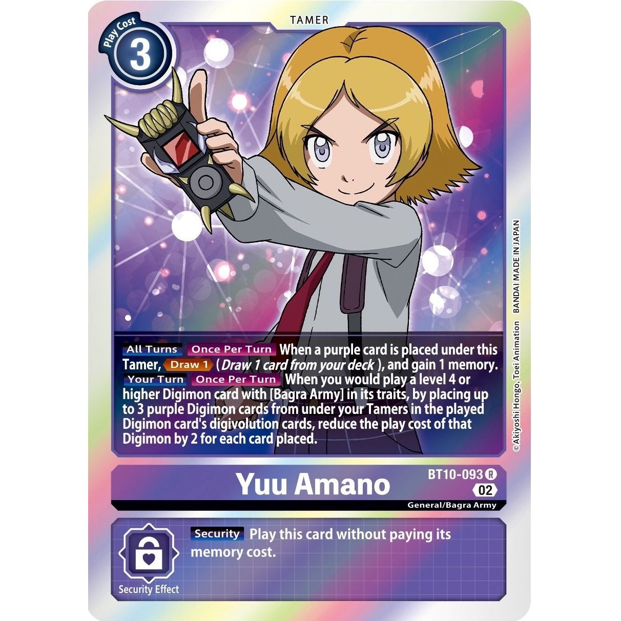 Image for Yuu Amano (BT10-093 R) (BT10) - Digimon Card Game