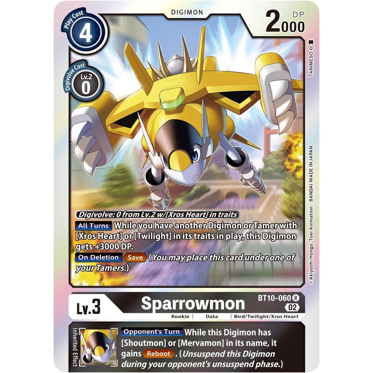 Image for Sparrowmon (BT10-060 R) (BT10) - Digimon Card Game