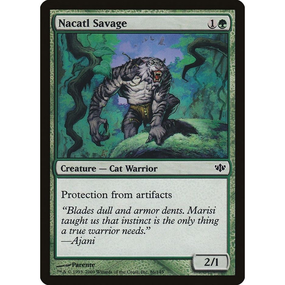 Image for Nacatl Savage (86) (CON) - Magic: The Gathering