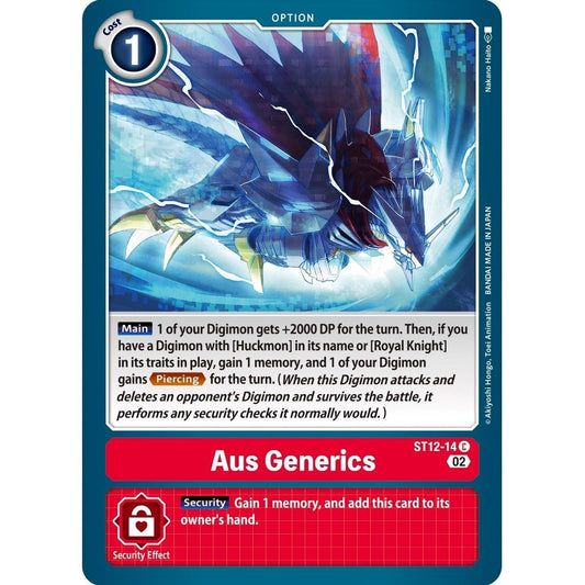 Image for Aus Generics (ST12-14 C) (ST-12) - Digimon Card Game