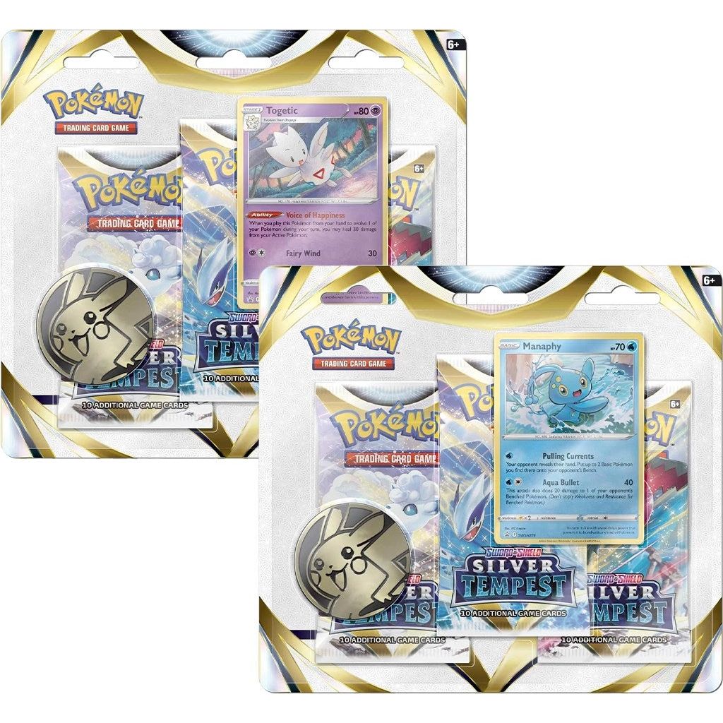 Image for Silver Tempest 3 Pack Blister [Set of 2] - Pokemon