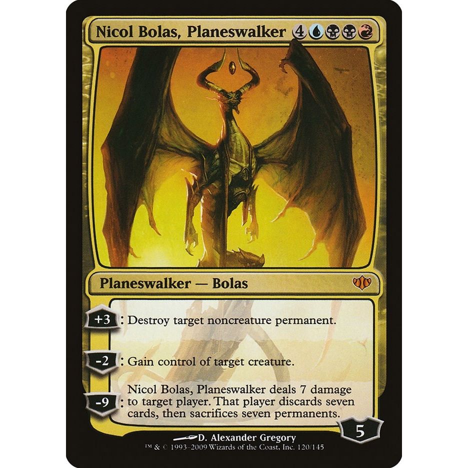 Image for Nicol Bolas, Planeswalker (120) (CON) - Magic: The Gathering