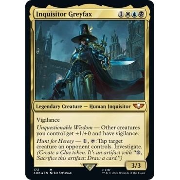Image for Inquisitor Greyfax (173) (40K) - Magic: The Gathering