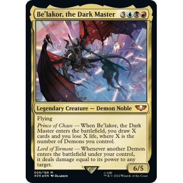 Image for Be'lakor, the Dark Master (Surge Foil) (6) (40K) - Magic: The Gathering