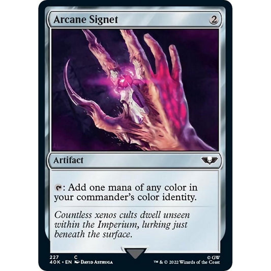 Image for Arcane Signet (227) (Surge Foil) (227) (40K) - Magic: The Gathering
