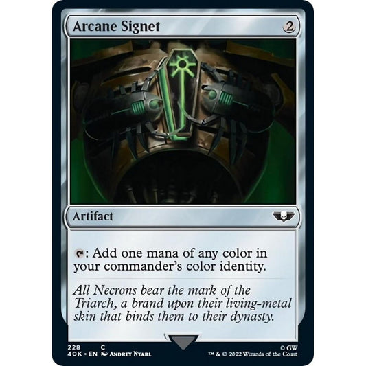 Image for Arcane Signet (228) (Surge Foil) (228) (40K) - Magic: The Gathering