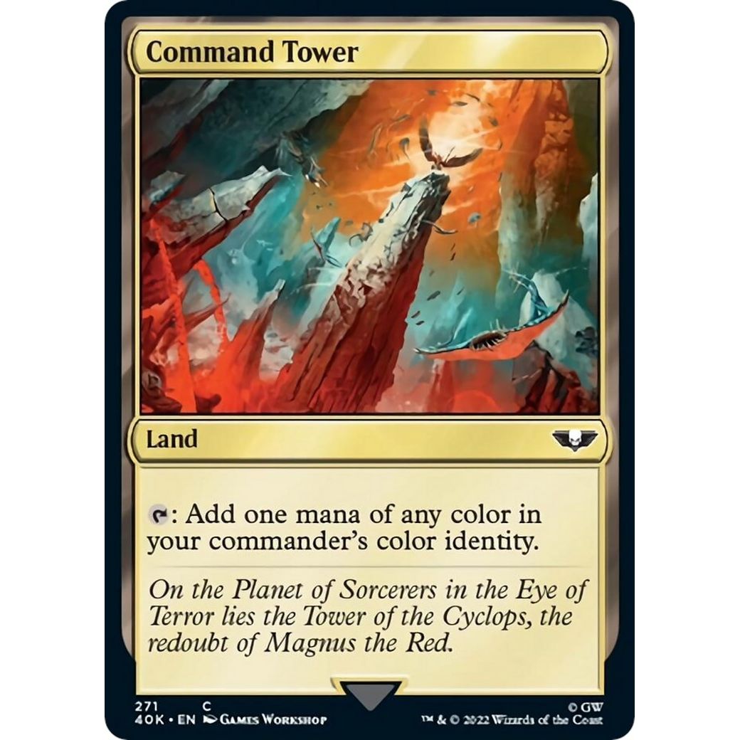 Image for Command Tower (271) (Surge Foil) (271) (40K) - Magic: The Gathering