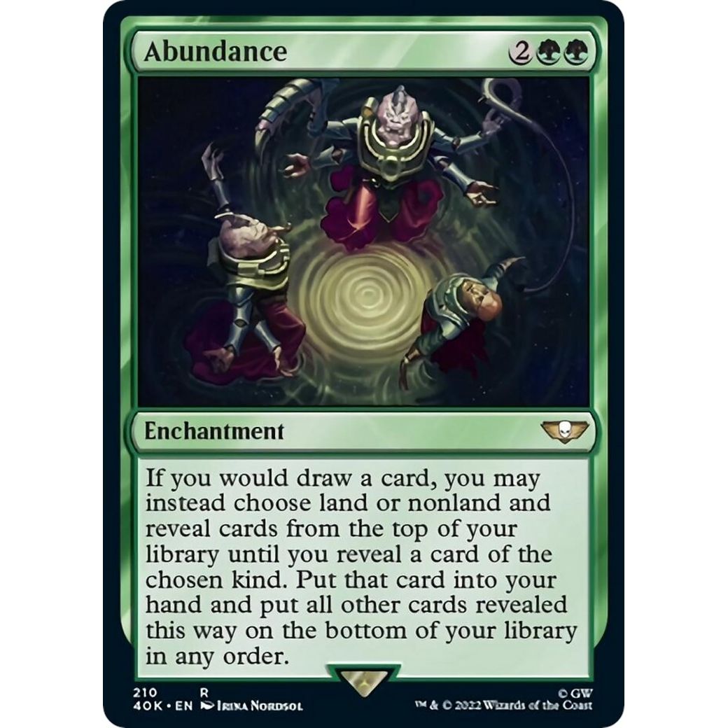 Image for Abundance (Surge Foil) (210) (40K) - Magic: The Gathering