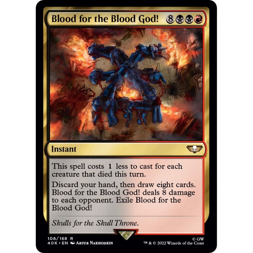 Image for Blood for the Blood God! (108) (40K) - Magic: The Gathering