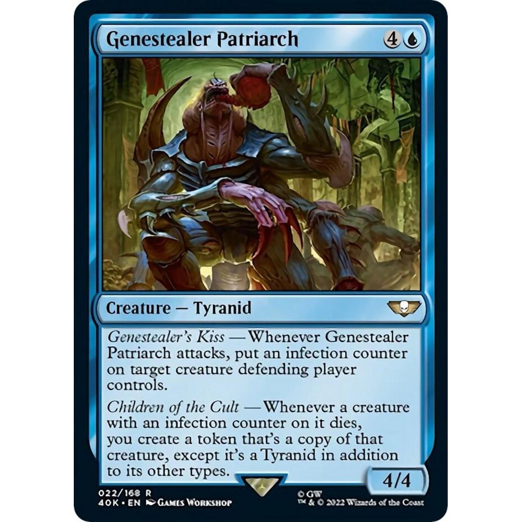 Image for Genestealer Patriarch (Surge Foil) (22) (40K) - Magic: The Gathering