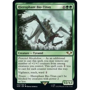 Image for Hierophant Bio-Titan (92) (40K) - Magic: The Gathering