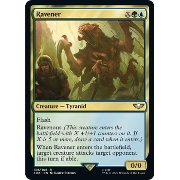 Image for Ravener (Surge Foil) (138) (40K) - Magic: The Gathering