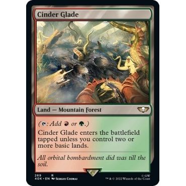 Image for Cinder Glade (Surge Foil) (269) (40K) - Magic: The Gathering