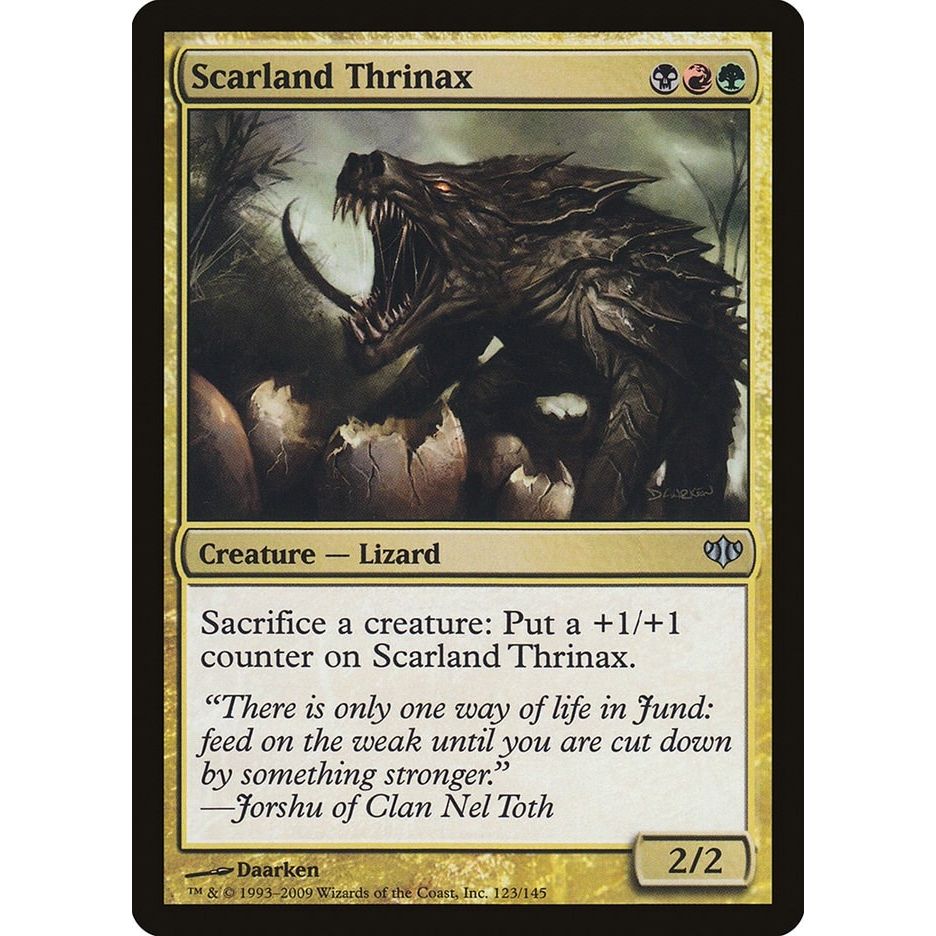Image for Scarland Thrinax (123) (CON) - Magic: The Gathering