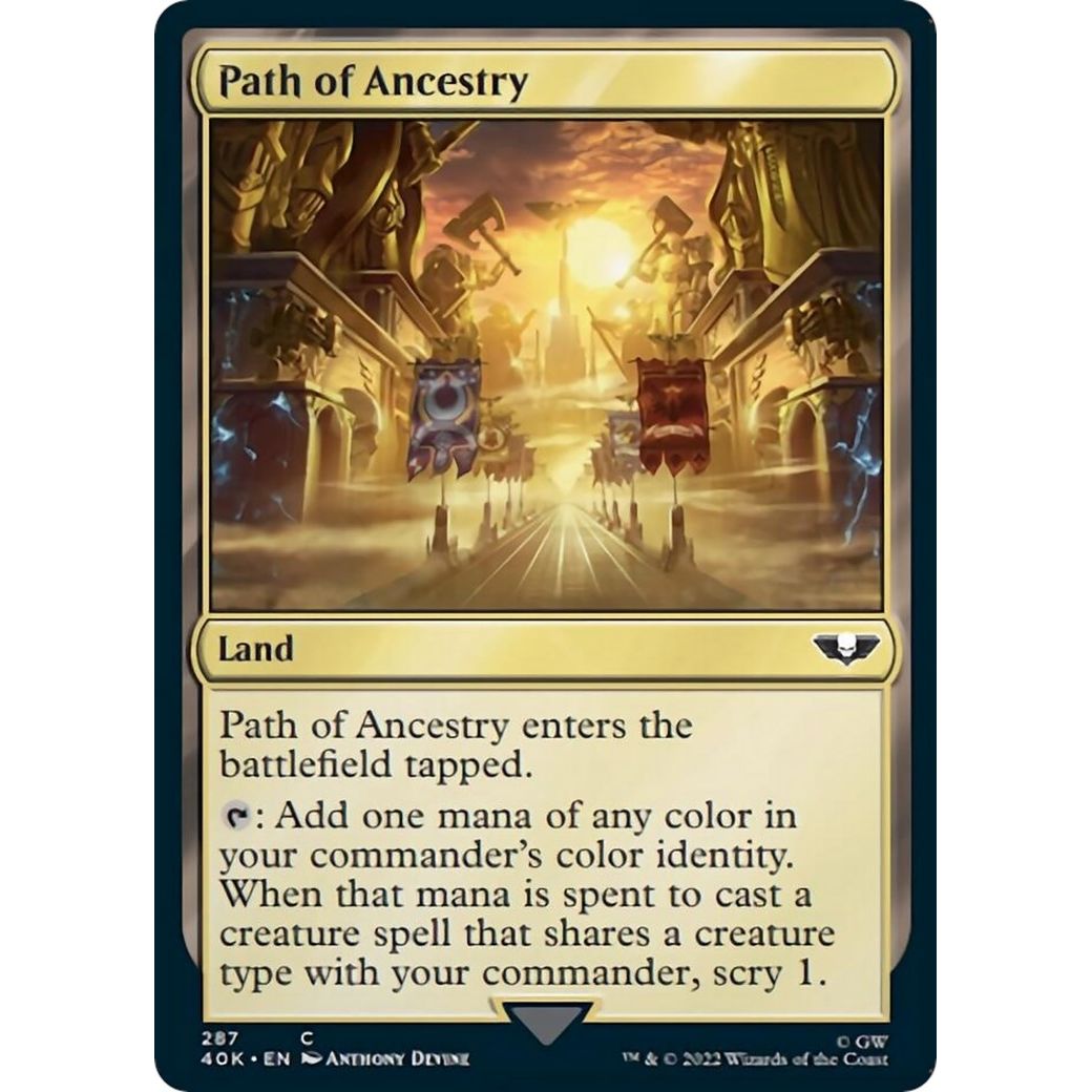 Image for Path of Ancestry (287) (40K) - Magic: The Gathering