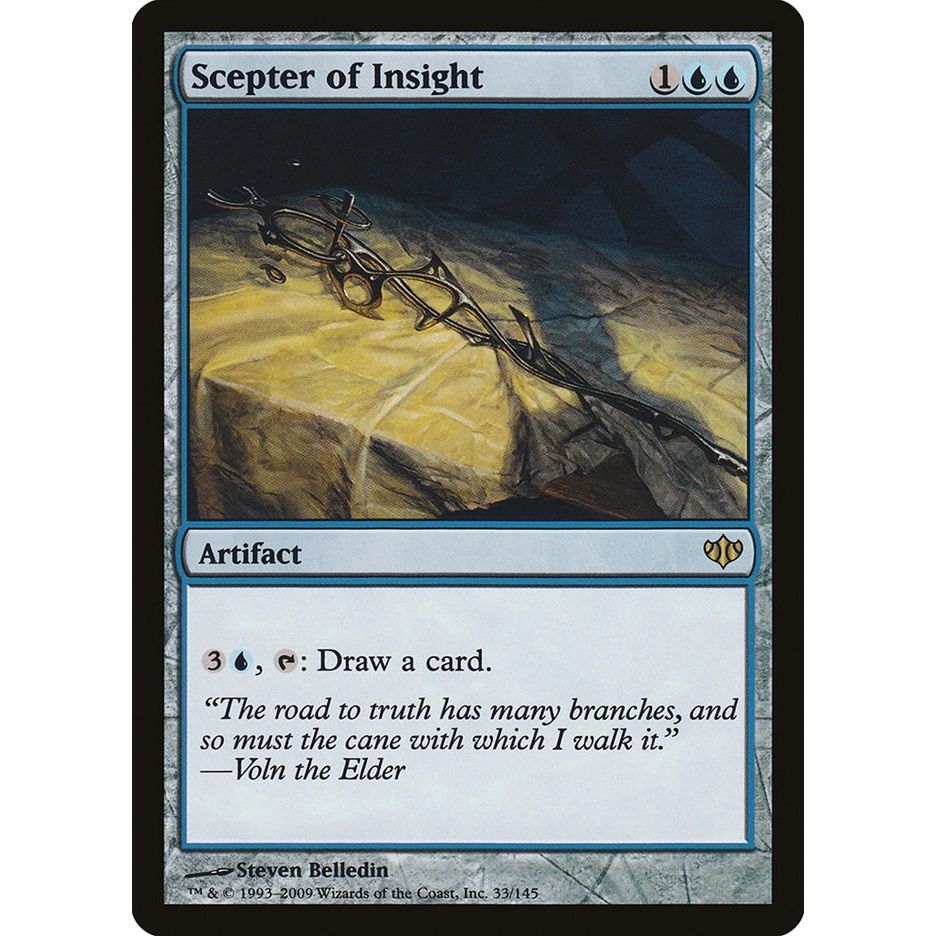Image for Scepter of Insight (33) (CON) - Magic: The Gathering
