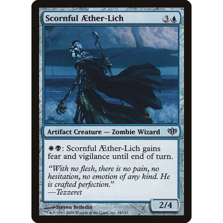 Image for Scornful Aether-Lich (34) (CON) - Magic: The Gathering