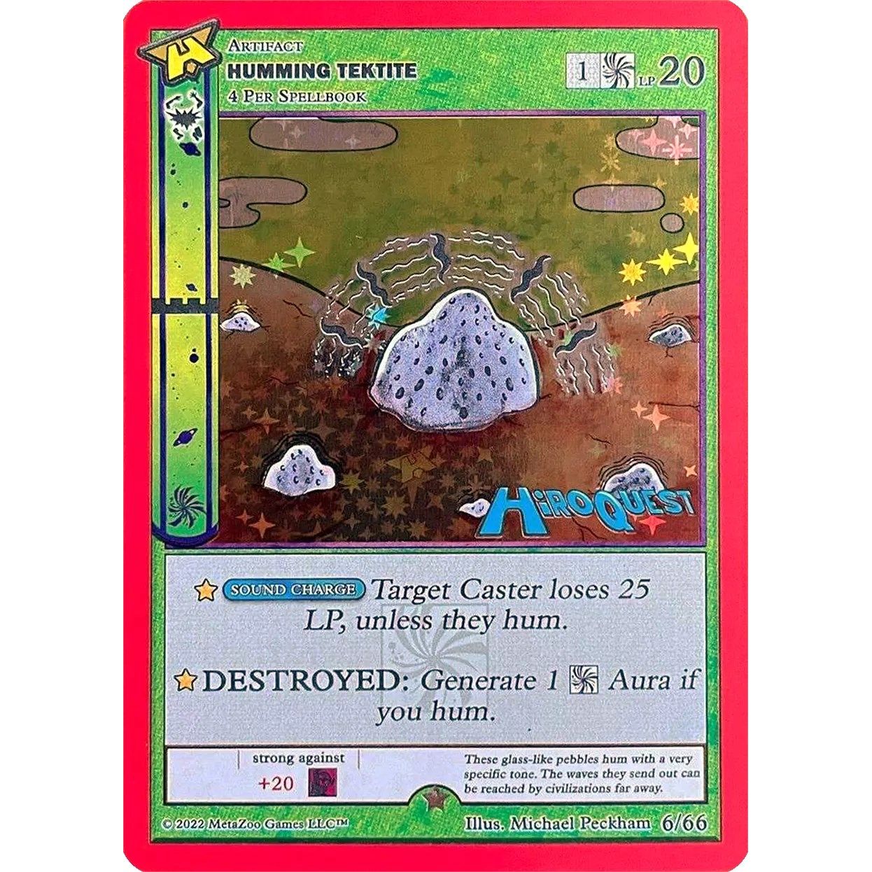 Image for Humming Tektite (6/66) (HQPR) - MetaZoo