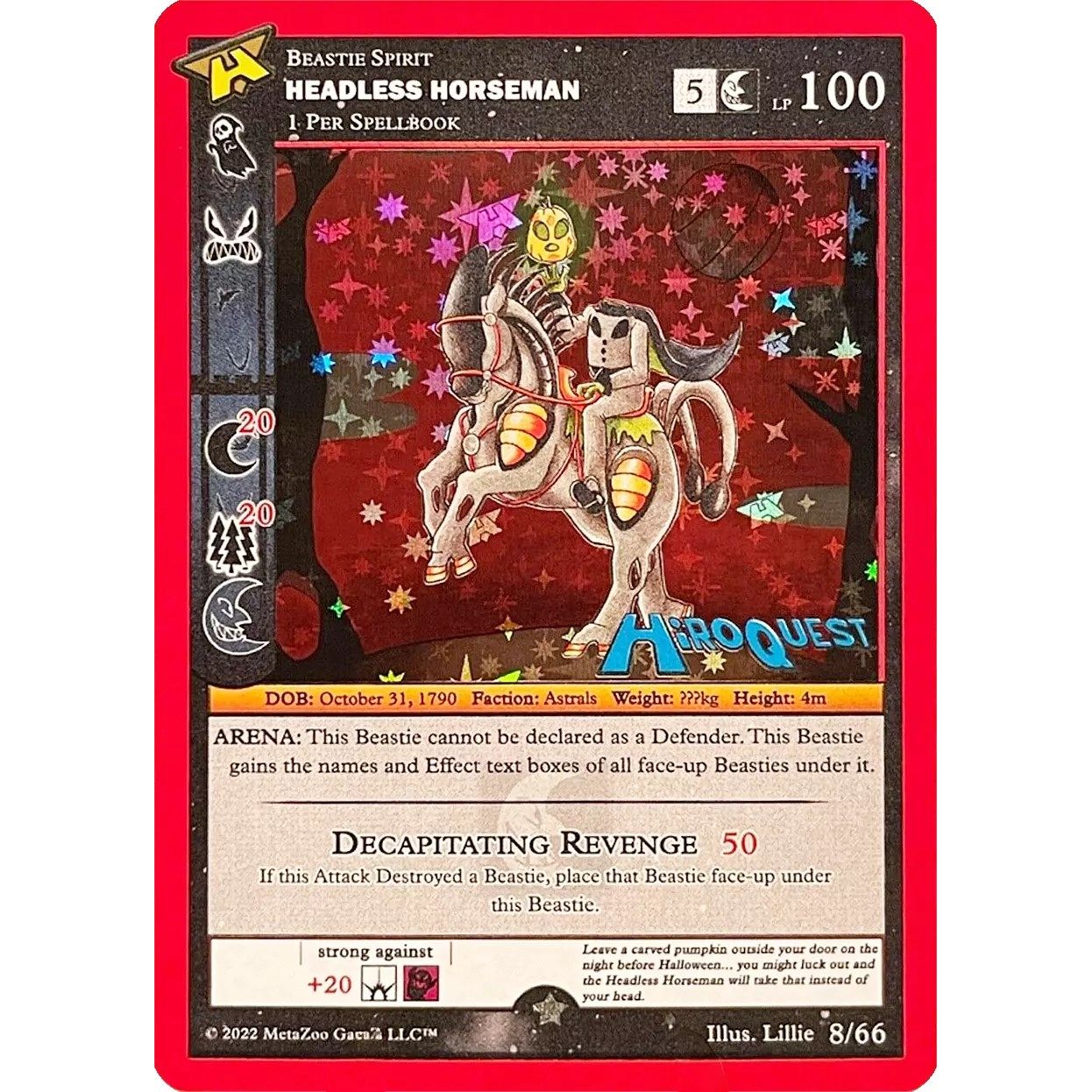 Image for Headless Horseman (8/66) (HQPR) - MetaZoo