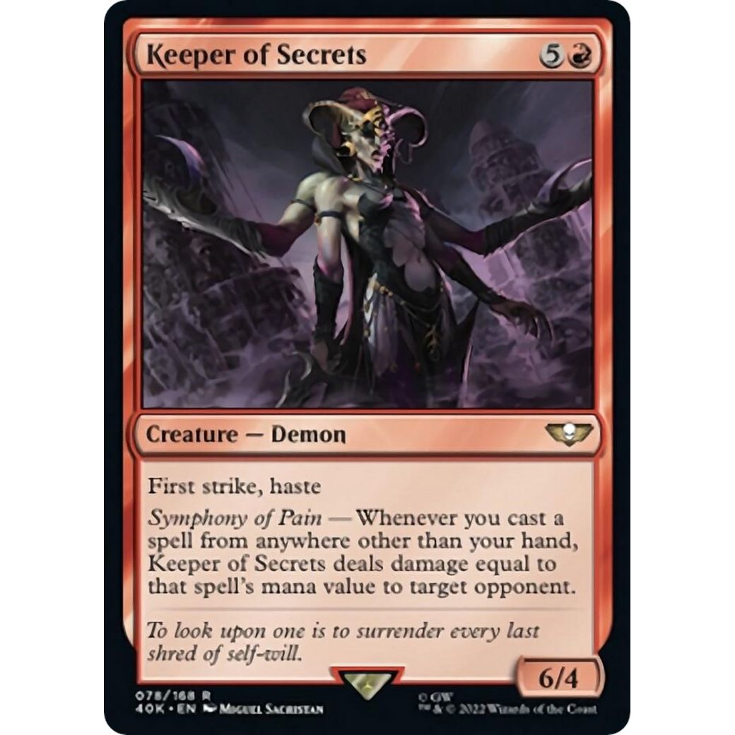 Image for Keeper of Secrets (Surge Foil) (78) (40K) - Magic: The Gathering