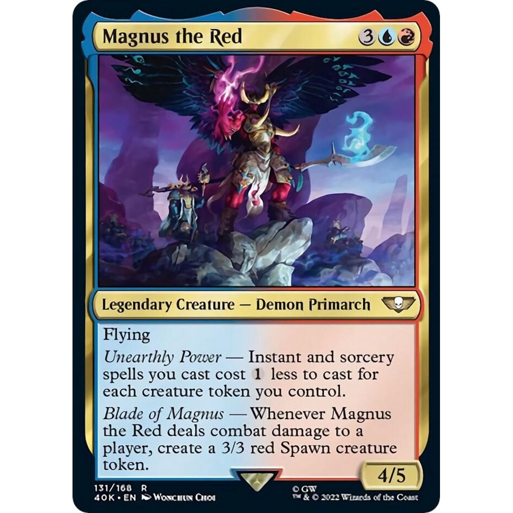 Image for Magnus the Red (Surge Foil) (131) (40K) - Magic: The Gathering