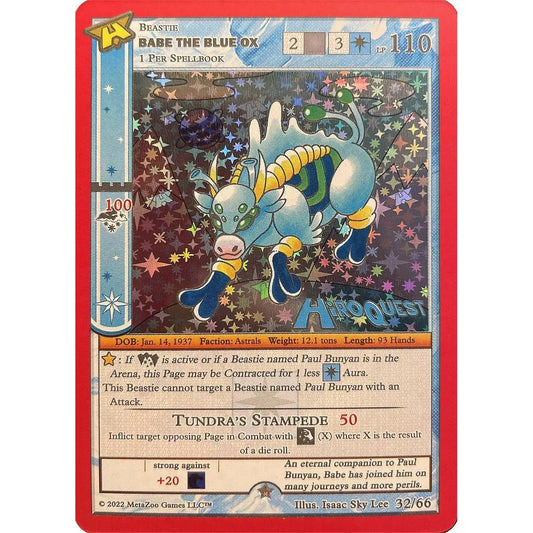 Image for Babe The Blue Ox (32/66) (HQPR) - MetaZoo