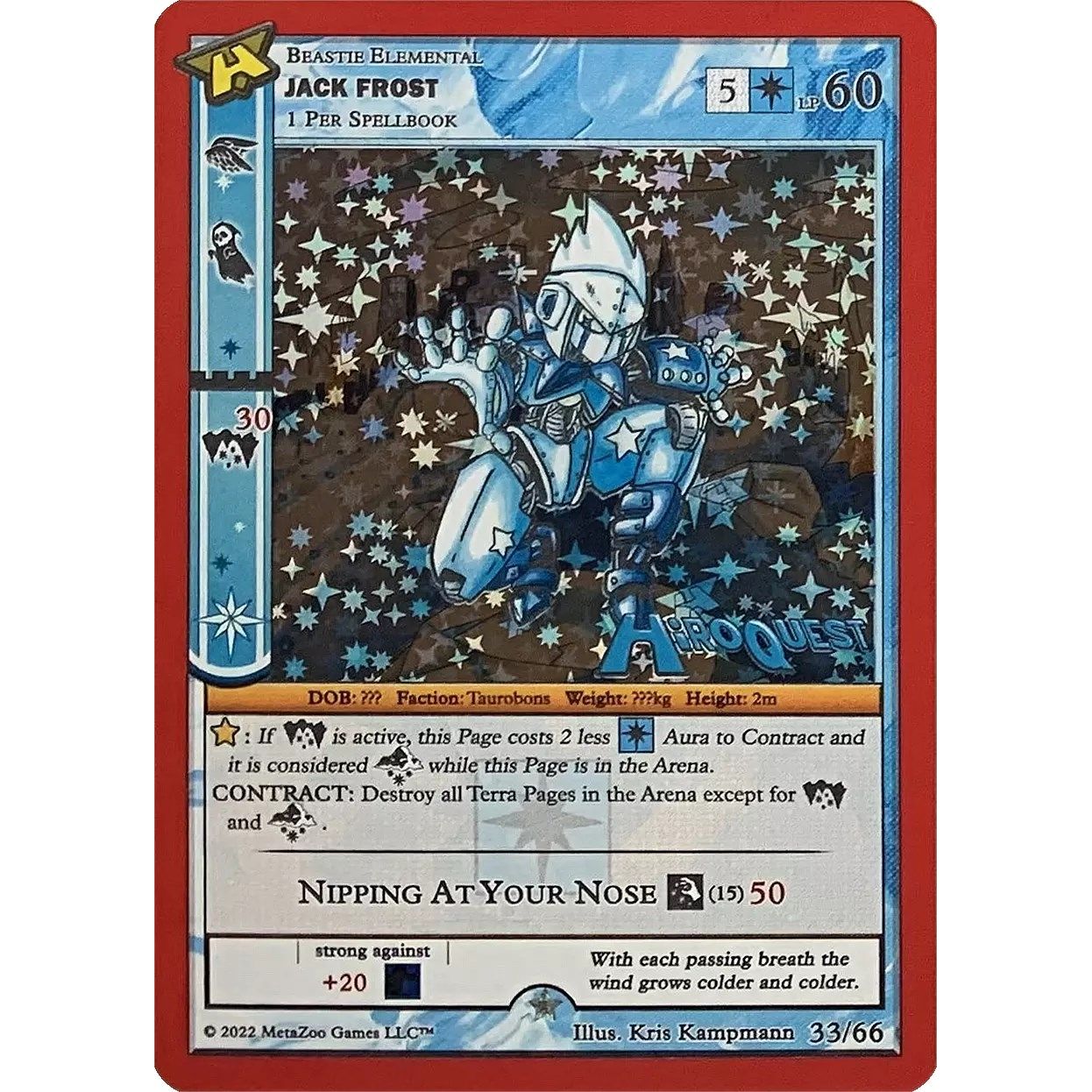Image for Jack Frost (33/66) (HQPR) - MetaZoo