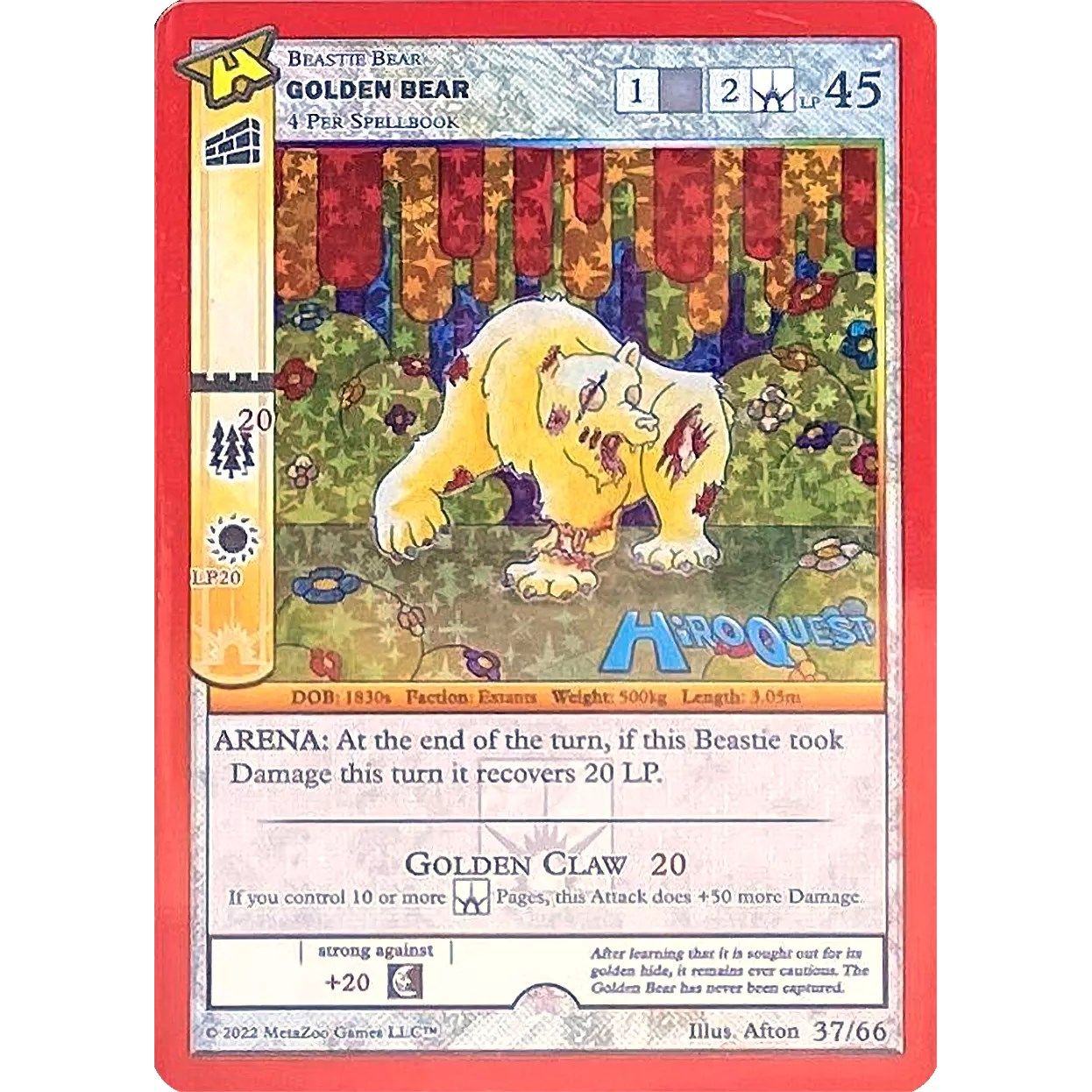 Image for Golden Bear (37/66) (HQPR) - MetaZoo
