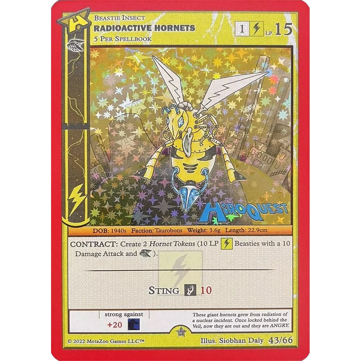 Image for Radioactive Hornets (43/66) (HQPR) - MetaZoo